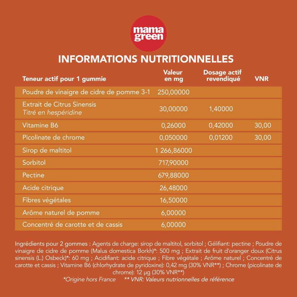 Gummies Vinaigre de Cidre