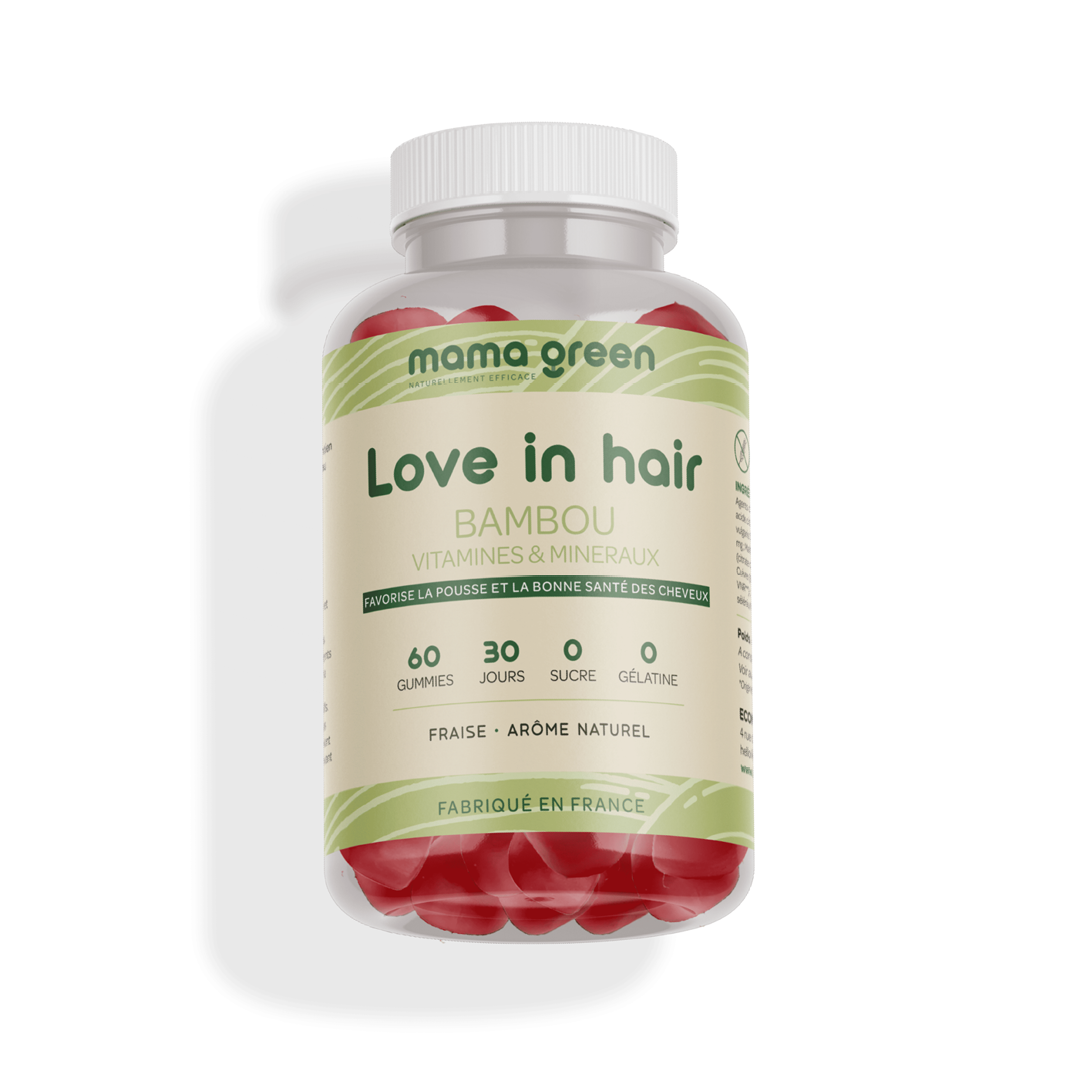 Gummies Love in hair